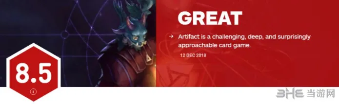 虽然硬核但却值得一玩！《Artifact》IGN终评8.5分