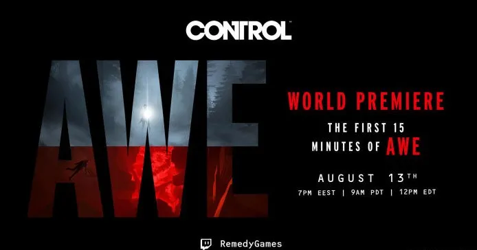《控制》新DLC“AWE”将在8月14日0