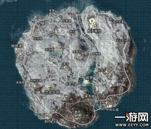 绝地求生刺激战场雪地地图空投在哪刷？雪地图空投刷新地点