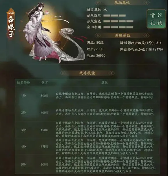 神都夜行录仲夏缘启活动全新SSR白娘子技能介绍
