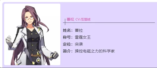 王牌战士新英雄蕾拉怎么样 蕾拉背景故事及技能详细解析