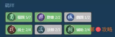 王者模拟战新版蜀国最强阵容推荐 7蜀阵容搭配及运营思路