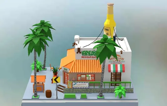 我爱拼模型墨西哥咖啡馆攻略 墨西哥咖啡馆图文详解