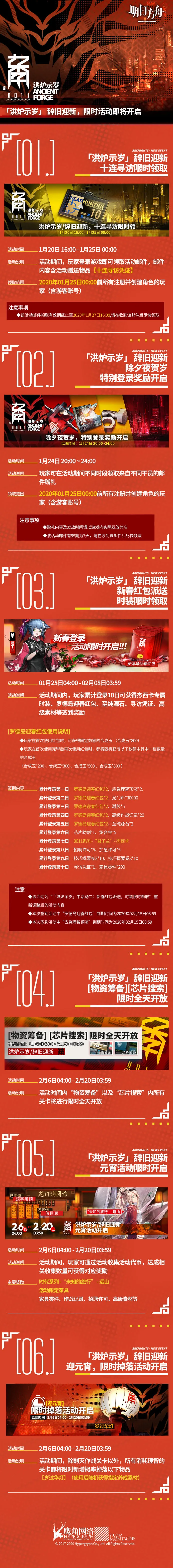 明日方舟春节活动预告 洪炉示岁活动玩法详解