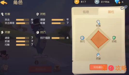 猫和老鼠欢乐互动汤姆玩法攻略 猫和老鼠汤姆技能加点推荐