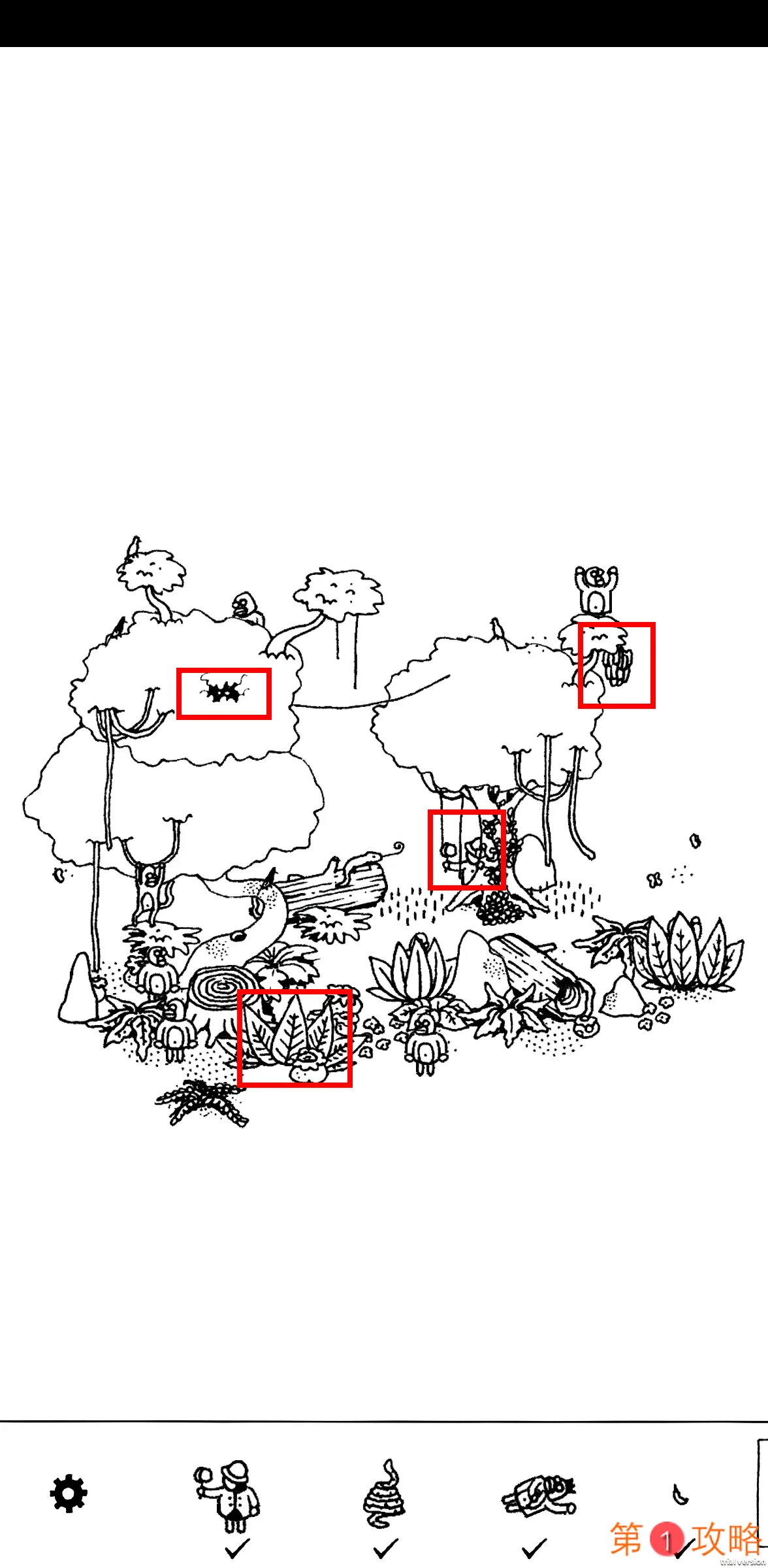 隐藏的家伙森林全关卡攻略汇总 森林全关卡图片一览