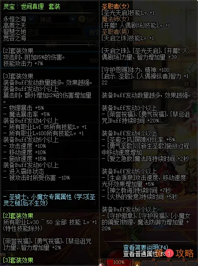 DNF100级灵宝套强不强 灵宝套适用